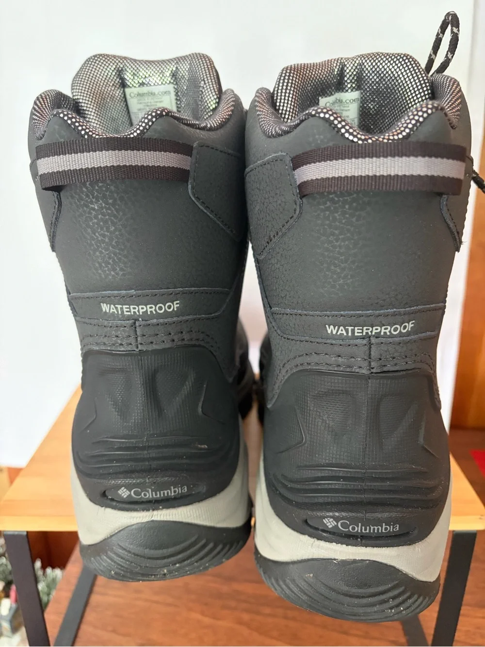 Columbia Omni-Heat Black & gray Waterproof Winter Boot Men’s 11.5 Techlite.